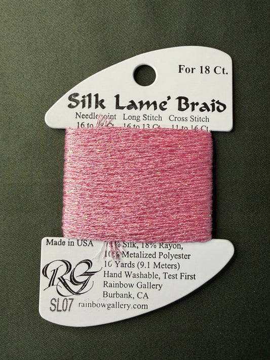 Silk Lame' Brd SL07-Pink