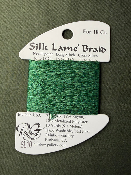Silk Lame' Brd SL10-Green