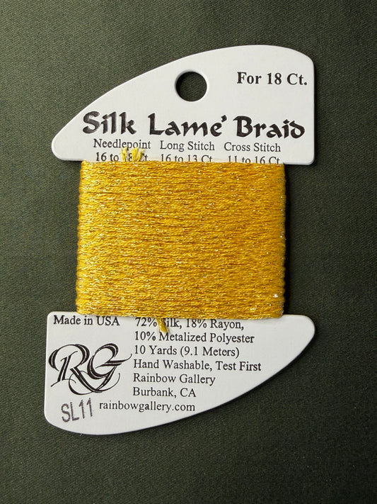 Silk Lame' Brd SL11-Yellow