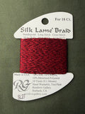 Silk Lame' Brd SL27-Garnet