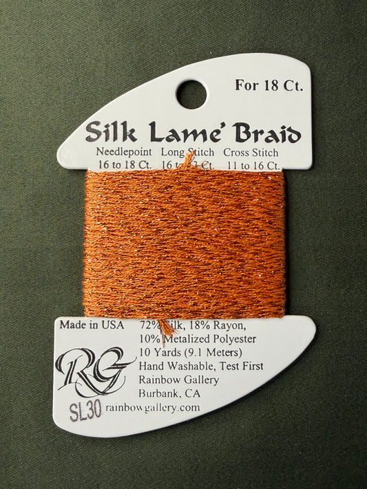 Silk Lame' Brd SL30-Orange