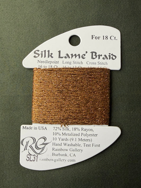Silk Lame' Brd SL31-Copper