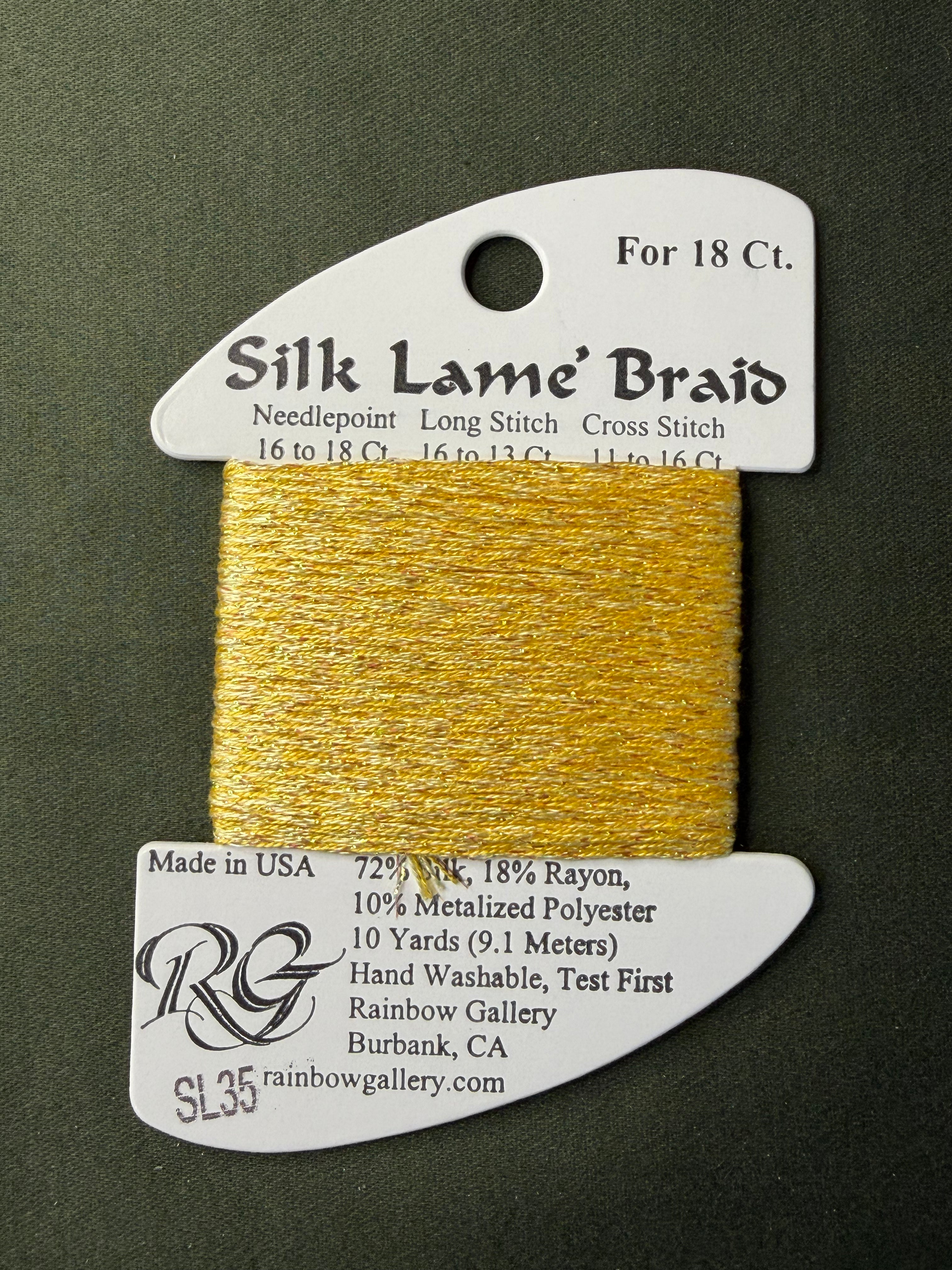 Silk Lame' Brd SL35-Buttercup