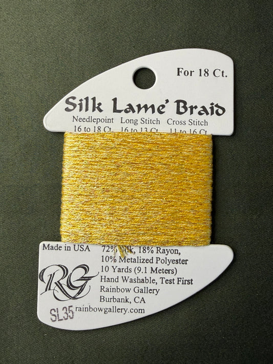 Silk Lame' Brd SL35-Buttercup