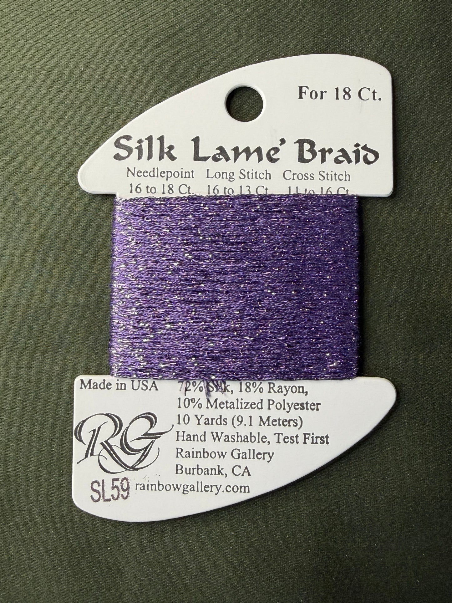 Silk Lame' Brd SL59-Lilac
