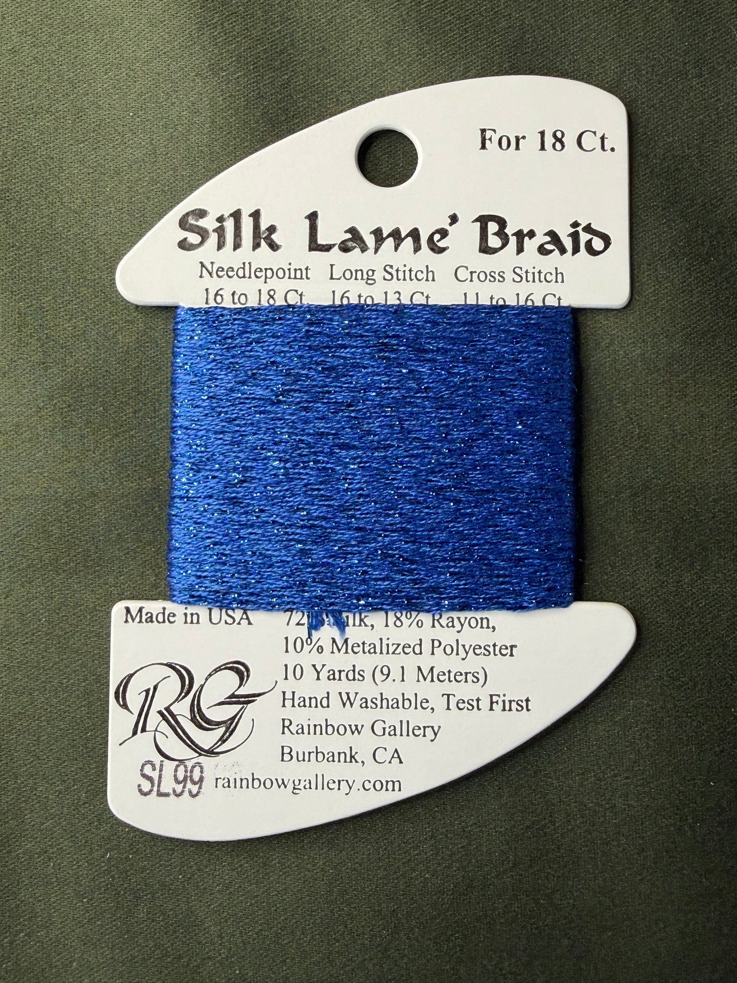 Silk Lame' Brd SL99-Classic Blu