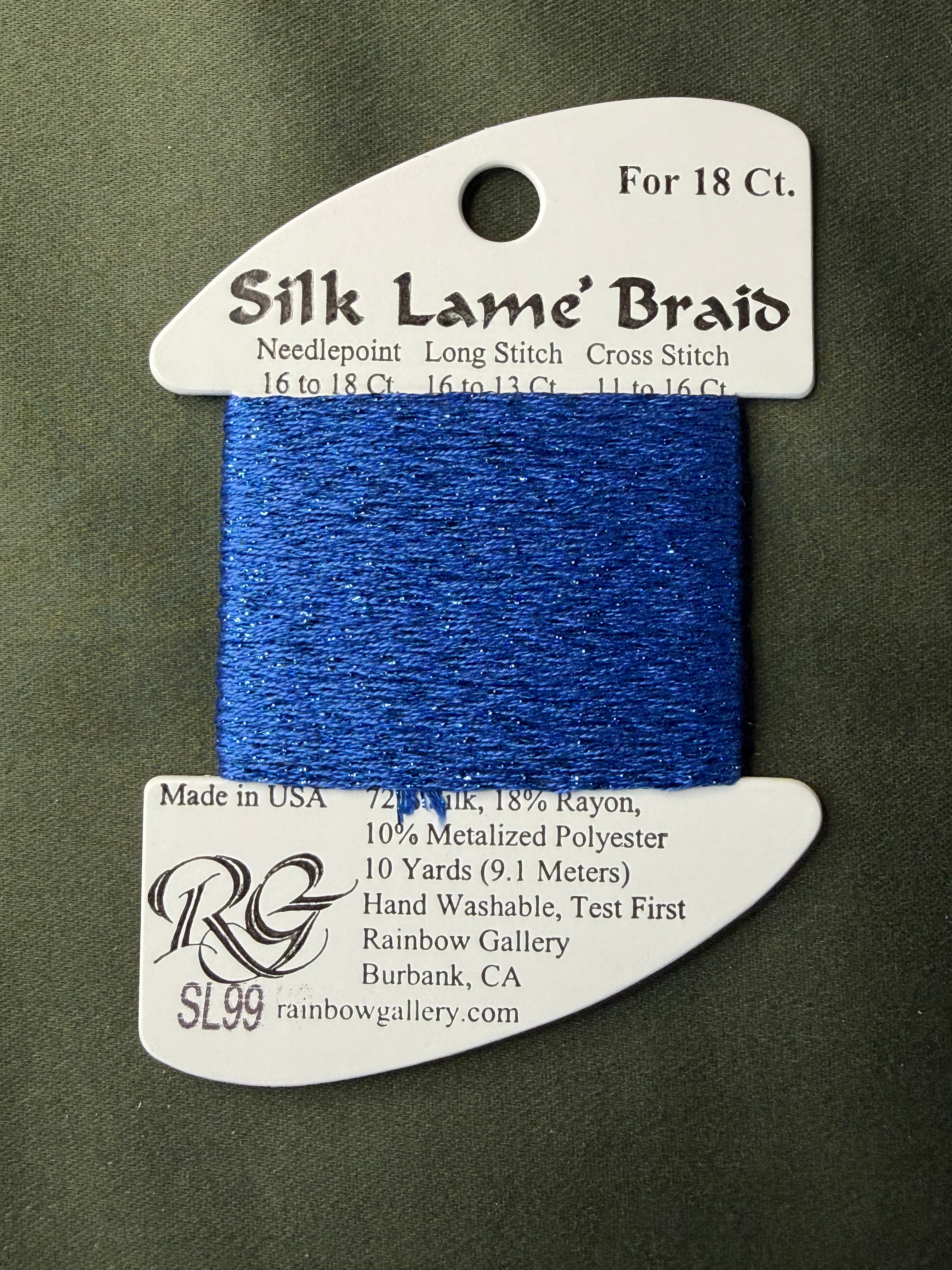 Silk Lame' Brd SL99-Classic Blu