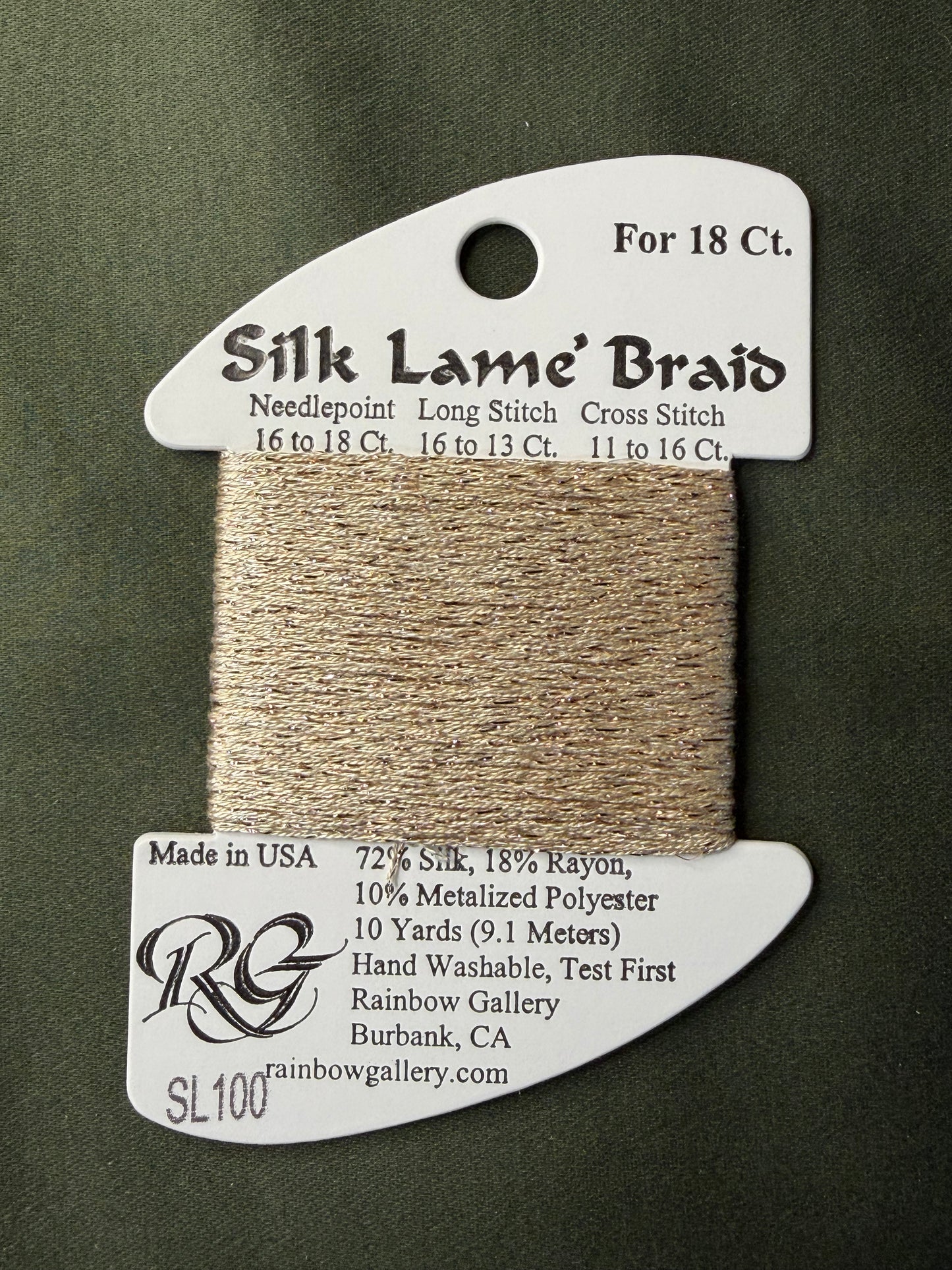 Silk Lame' Brd SL100-Sand