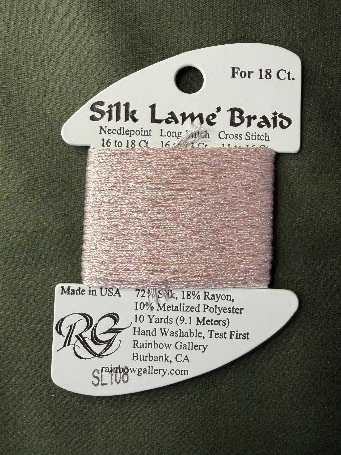 Silk Lame' Brd SL108-Soft Pink