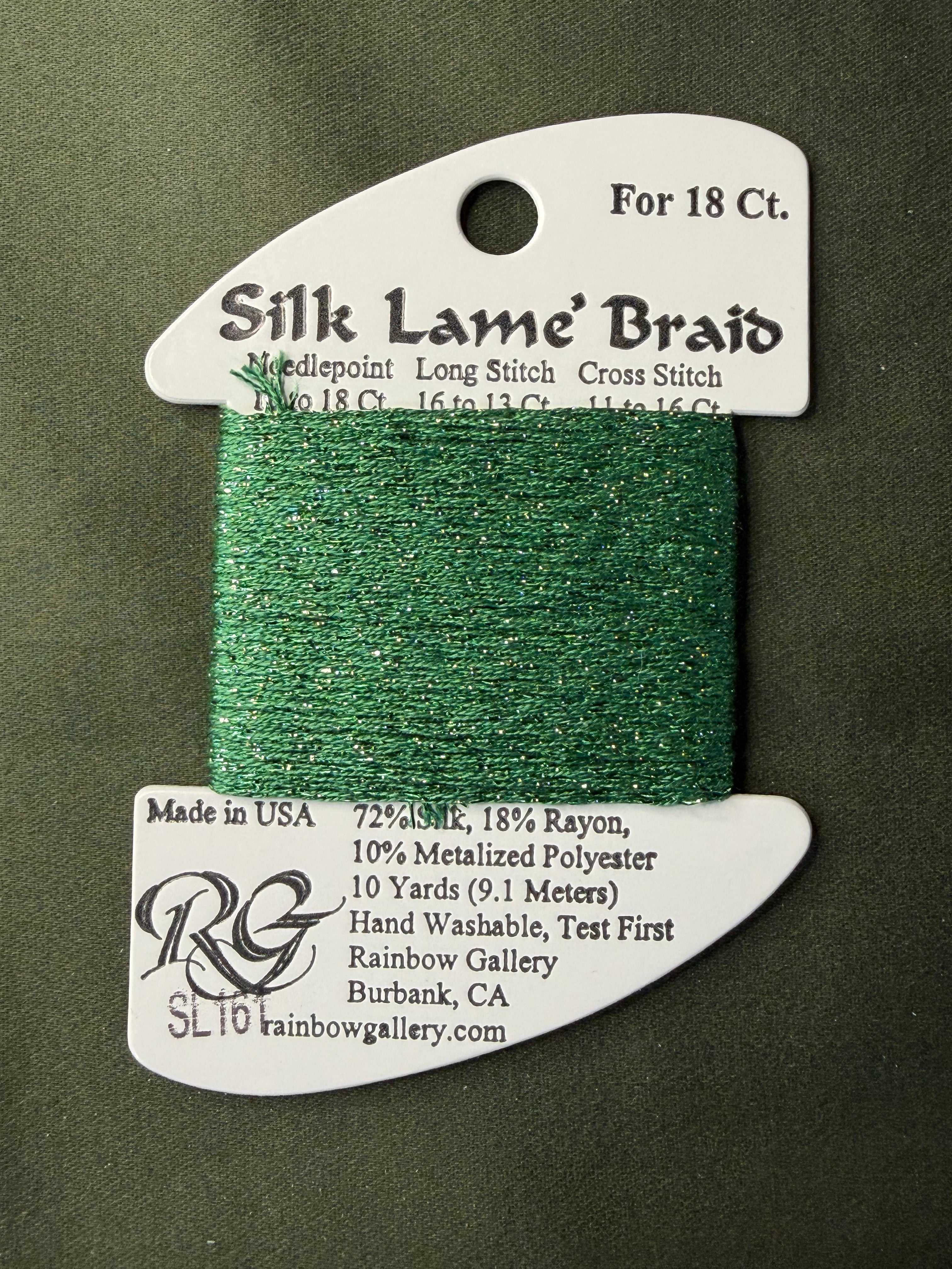 Silk Lame' Brd SL161-Juniper