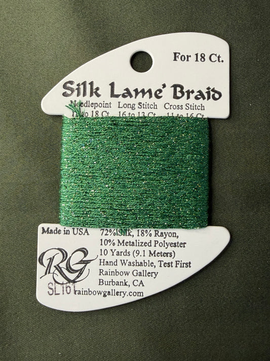 Silk Lame' Brd SL161-Juniper