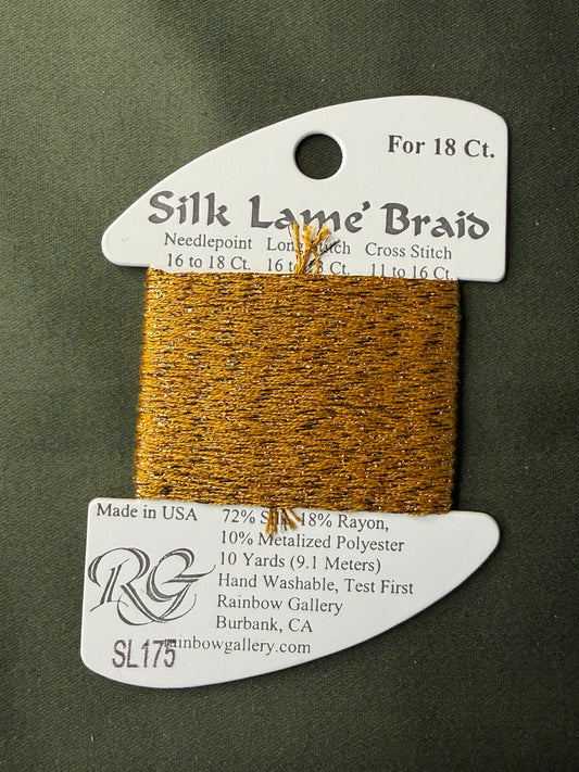 Silk Lame' Brd SL175 Honey Gold
