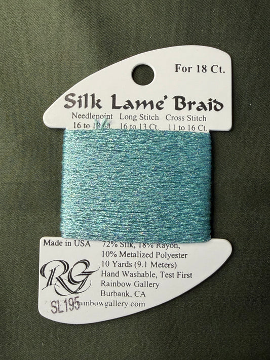 Silk Lame' Brd SL195-Marine Blu