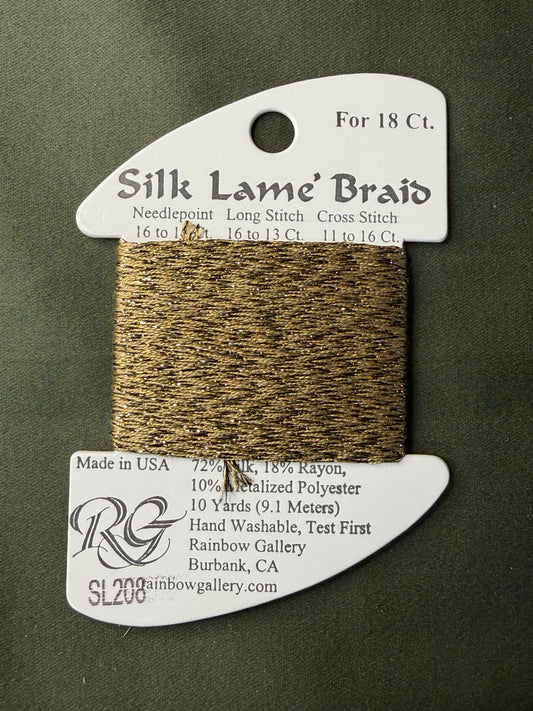 Silk Lame' Brd SL208-Antique Bronze