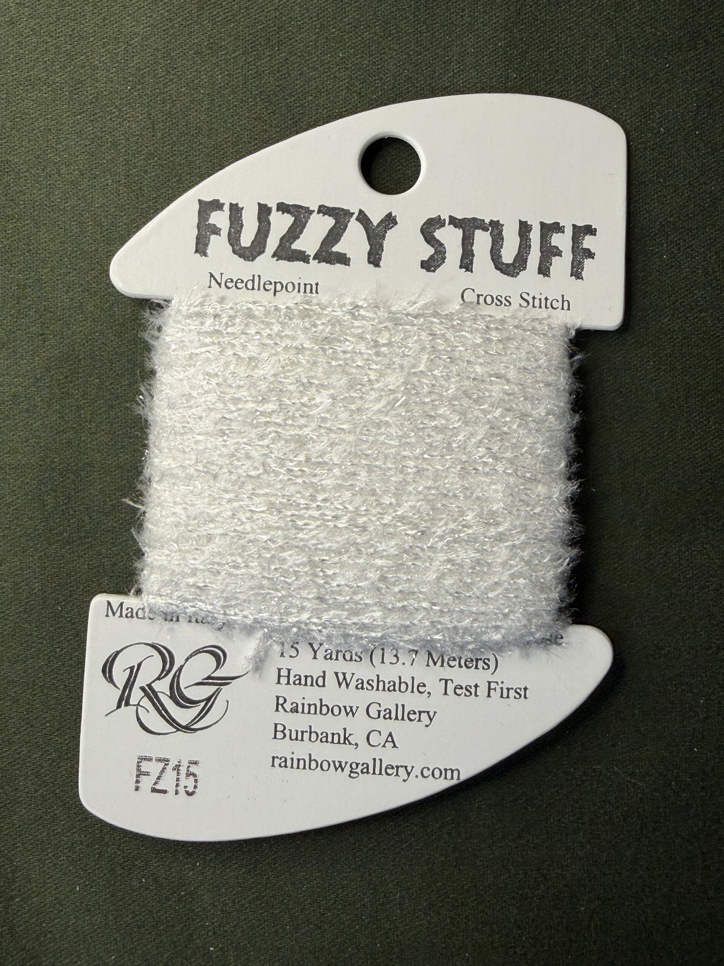 Fuzzy Stuff FZ15-White