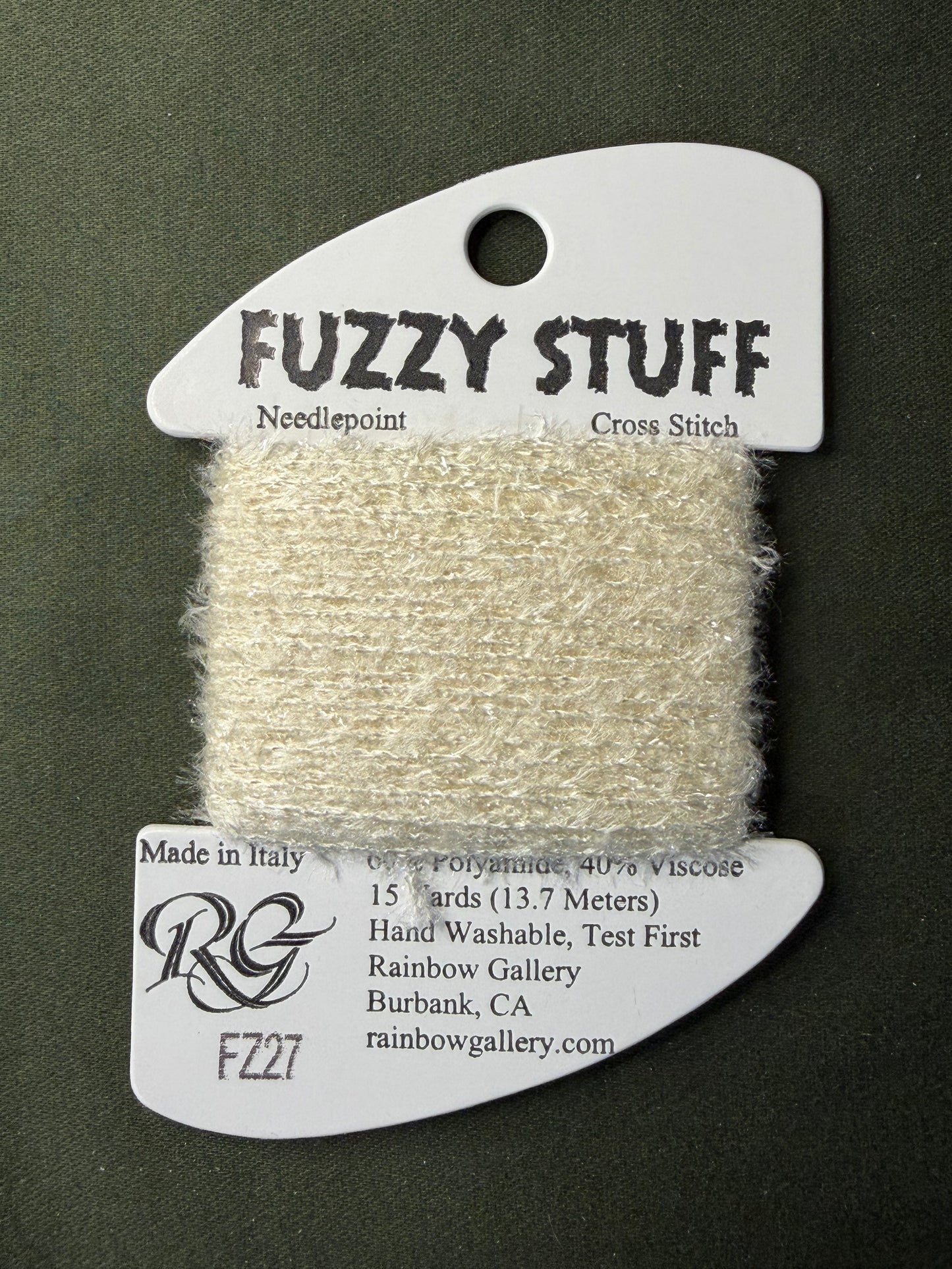 Fuzzy Stuff FZ27-Ecru