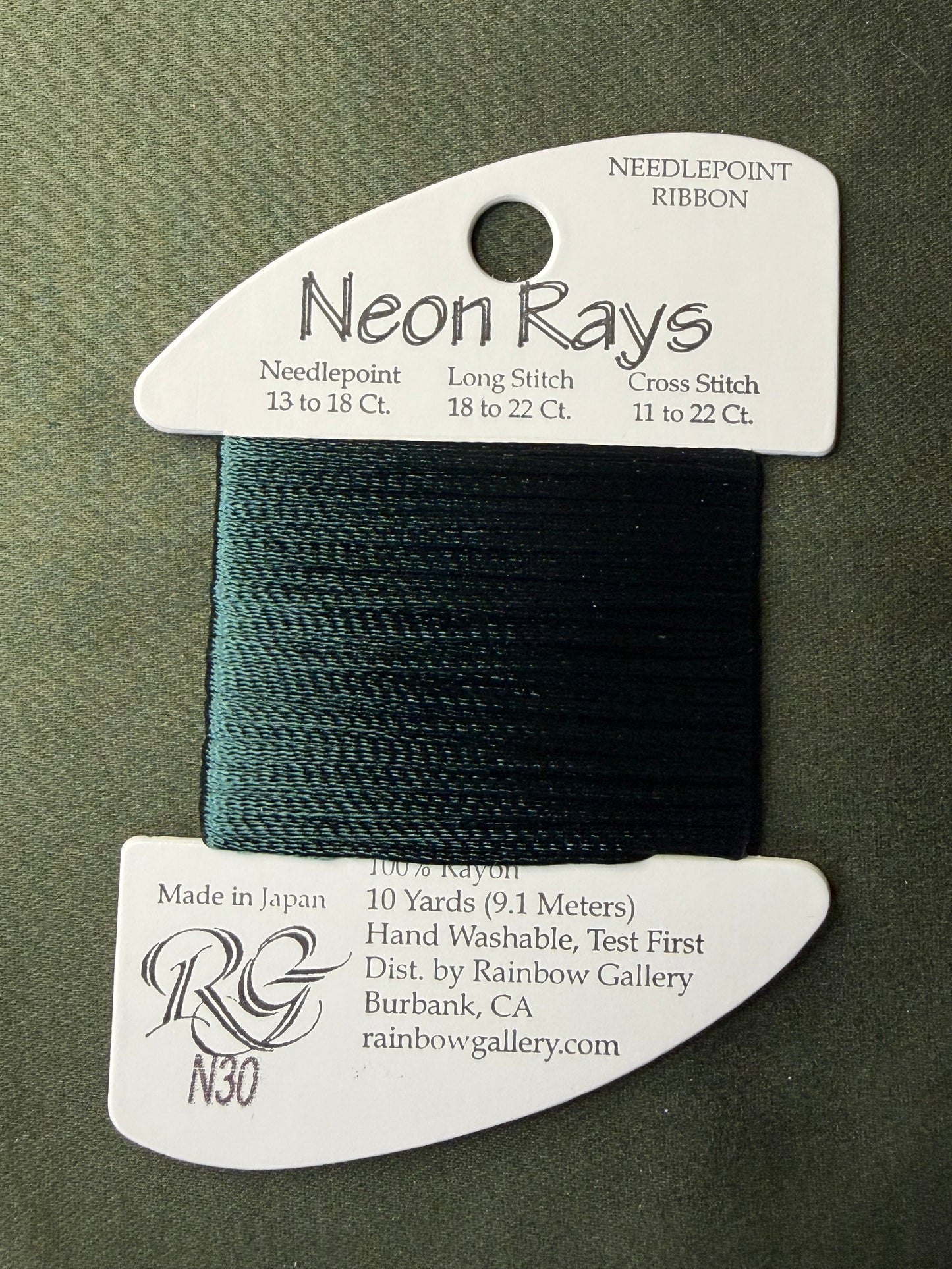 Neon Rays N30-Dk Forest Green