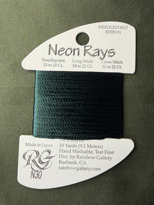 Neon Rays N30-Dk Forest Green