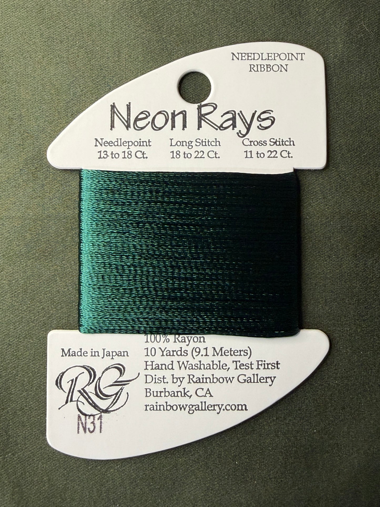 Neon Rays N31-Forest Green