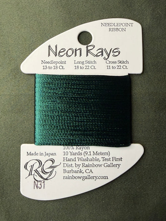 Neon Rays N31-Forest Green