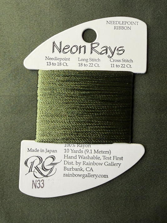 Neon Rays N33-Loden Green