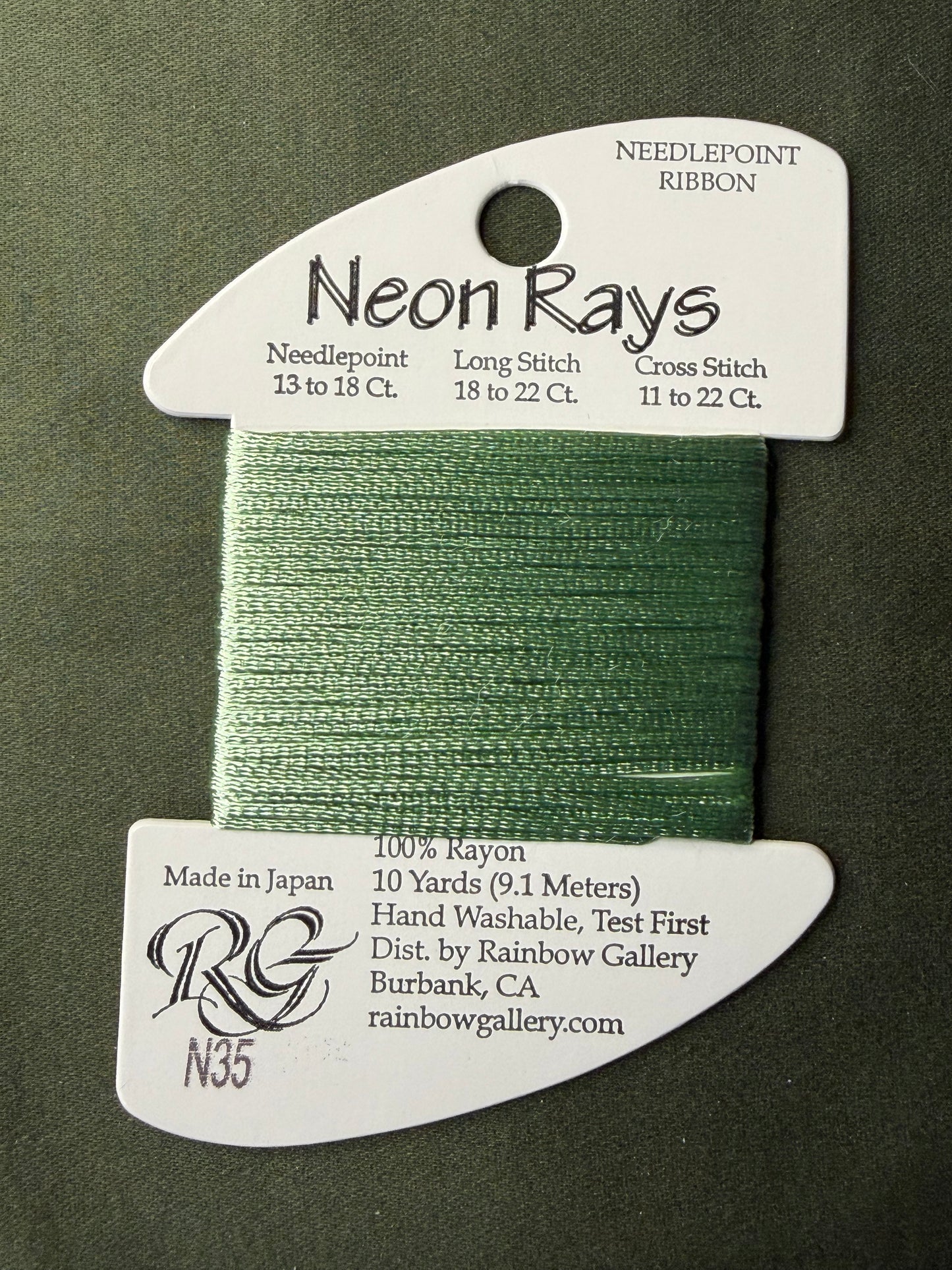 Neon Rays N35-Pale Green