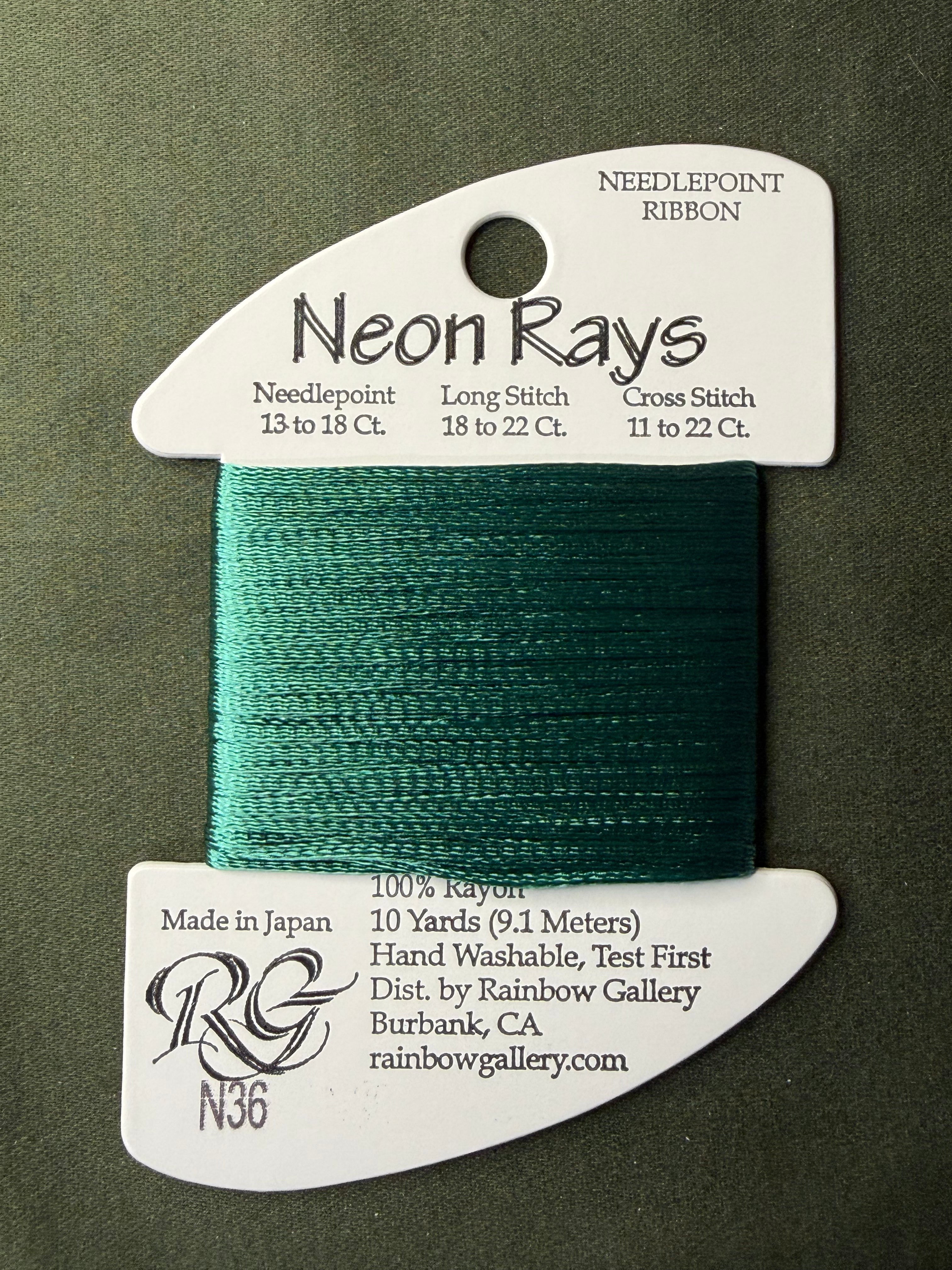 Neon Rays N36-Jade Green