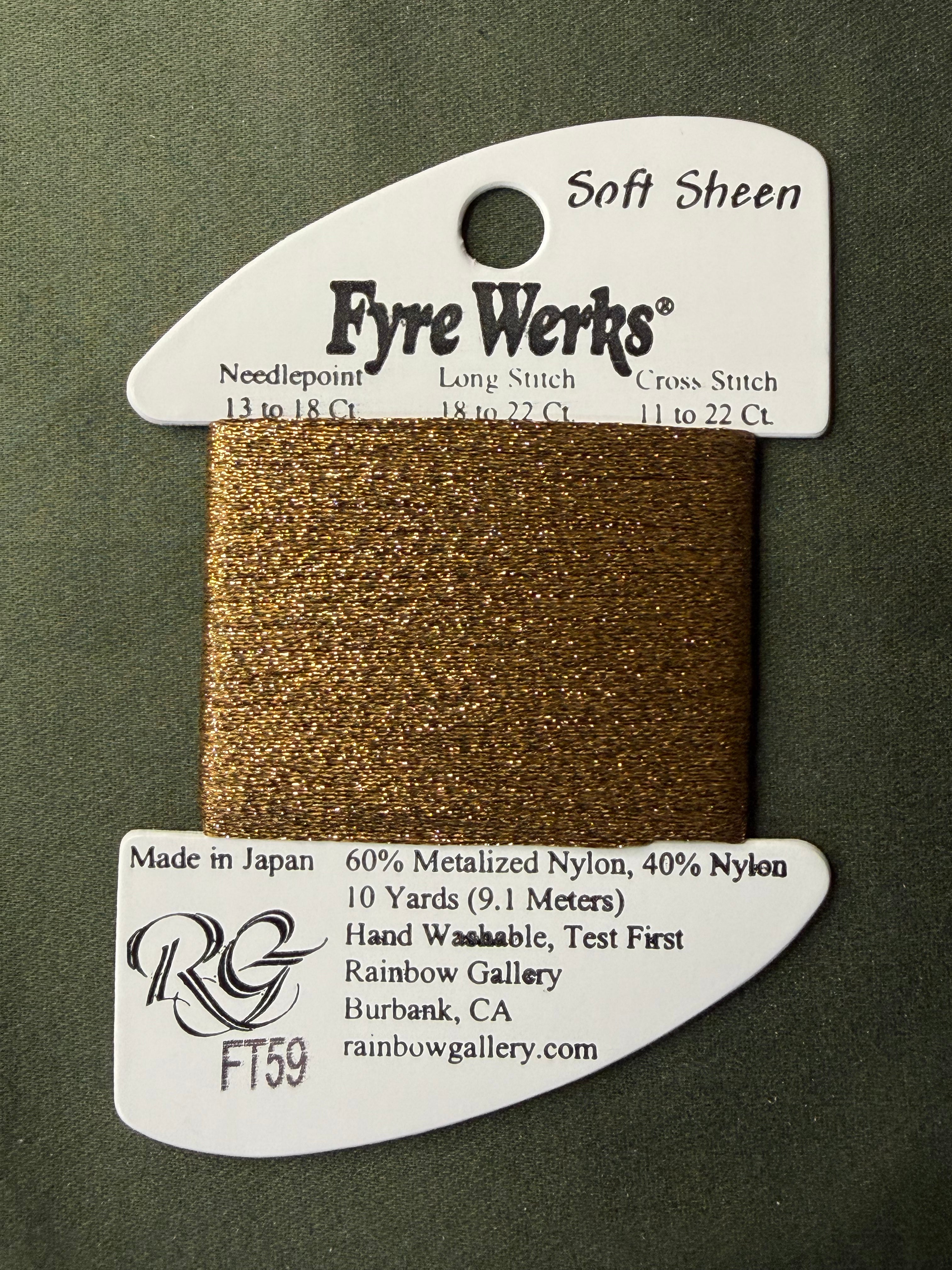 Fyre Werks FT59-Tawny Gold