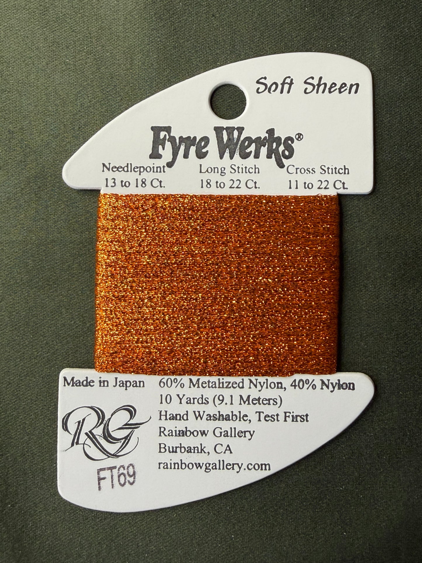 Fyre Werks FT69-Bumt Orange