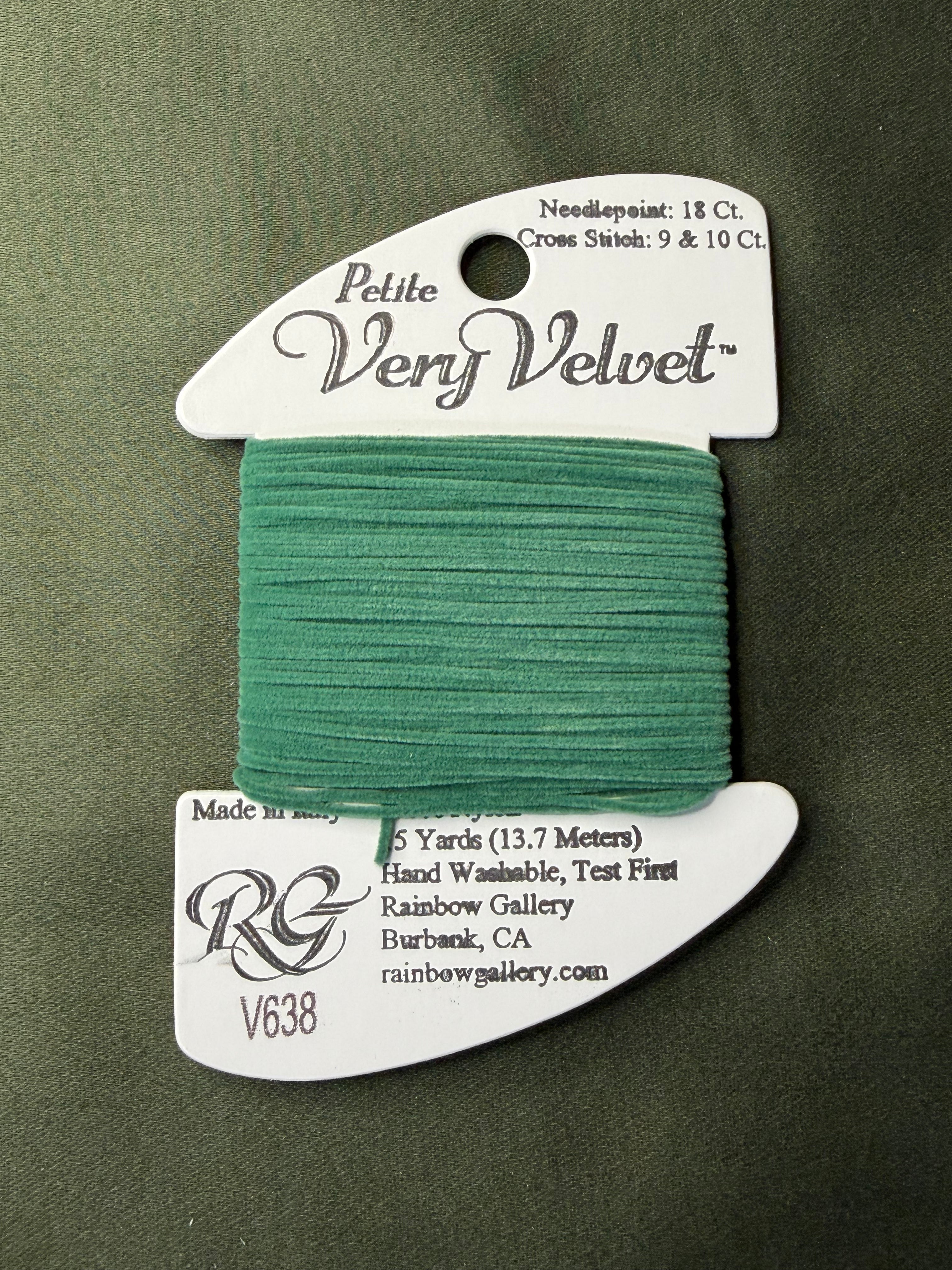 Pet V-Velvet V638-Dk Sea Green