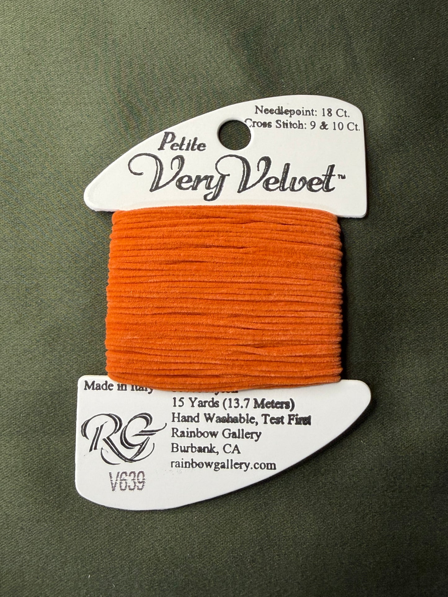 Pet V-Velvet V639-Dk Teracotta