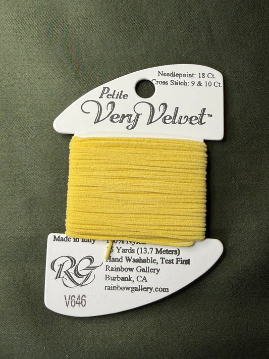 Pet V-Velvet V646-Med Yellow
