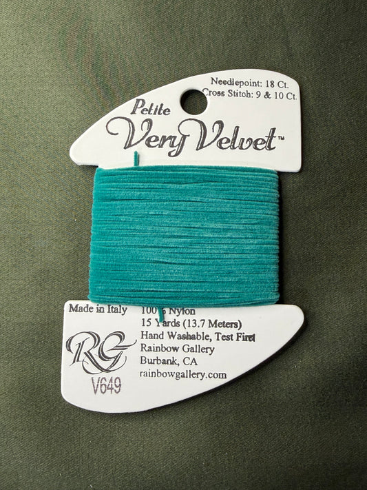 Pet V-Velvet V649-Teal