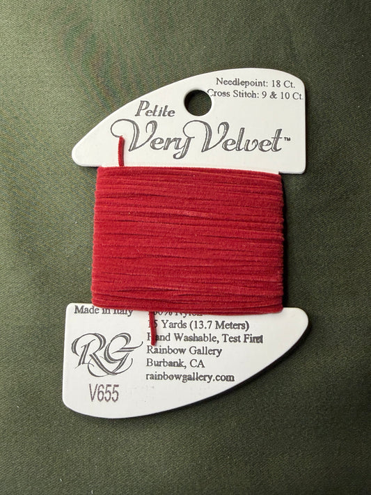 Pet V-Velvet V655-Dark Red