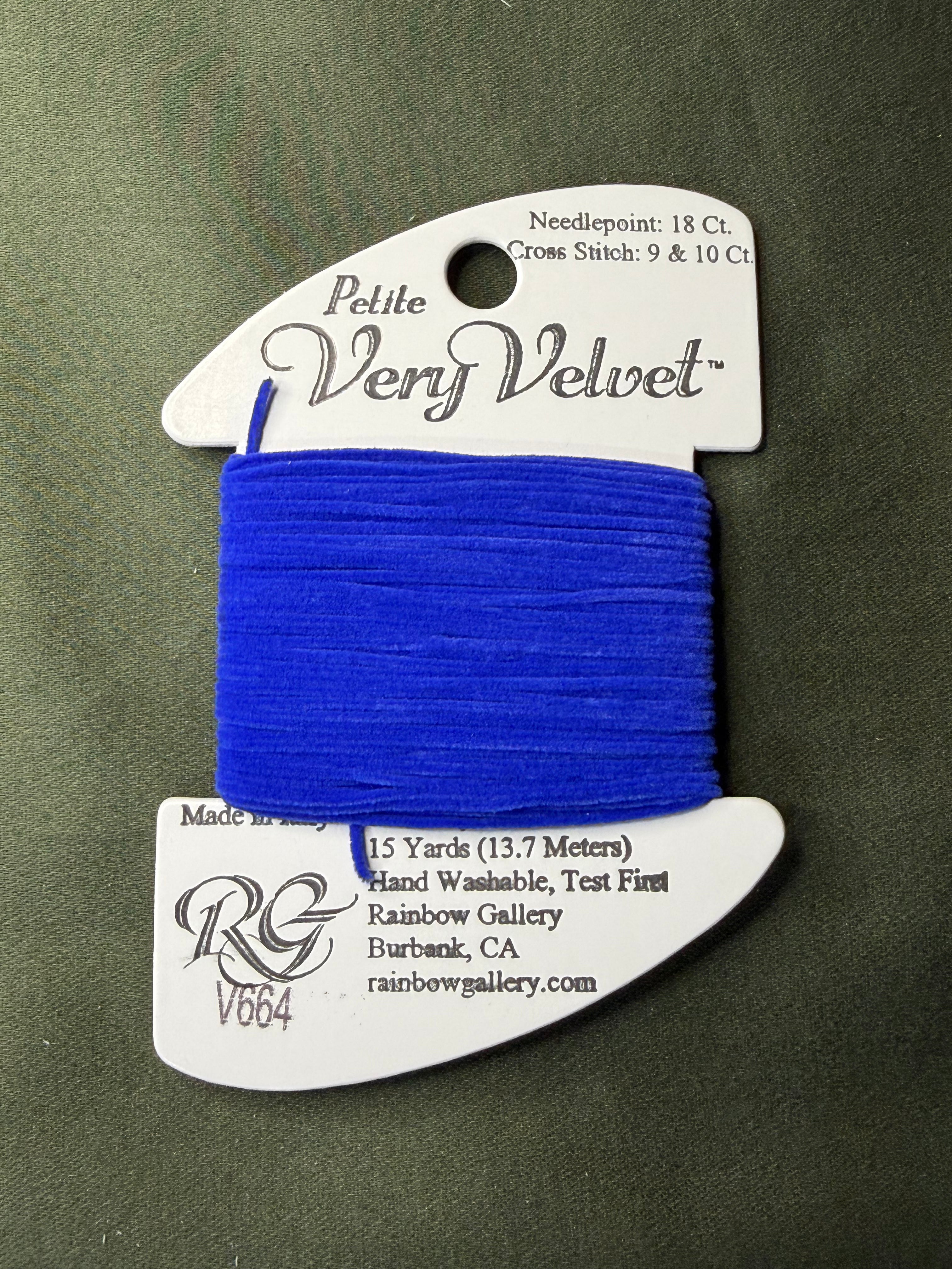 Pet V-Velvet V664-Indigo Blue