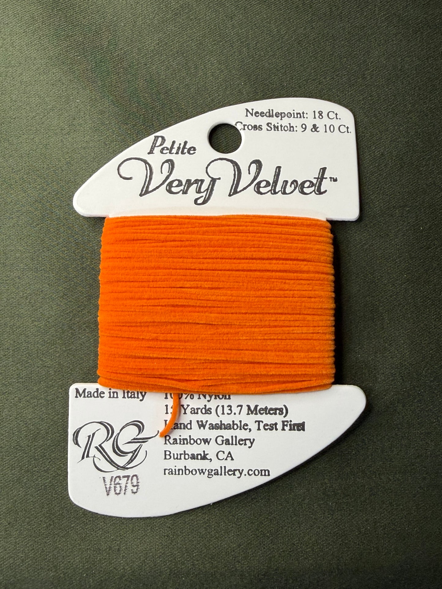Pet V-Velvet V679-Brite Orange