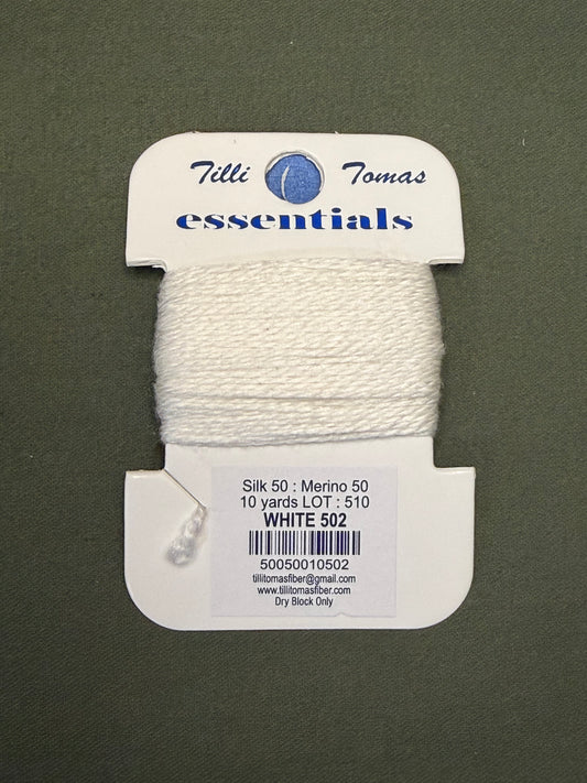 Essentials Card 502 White