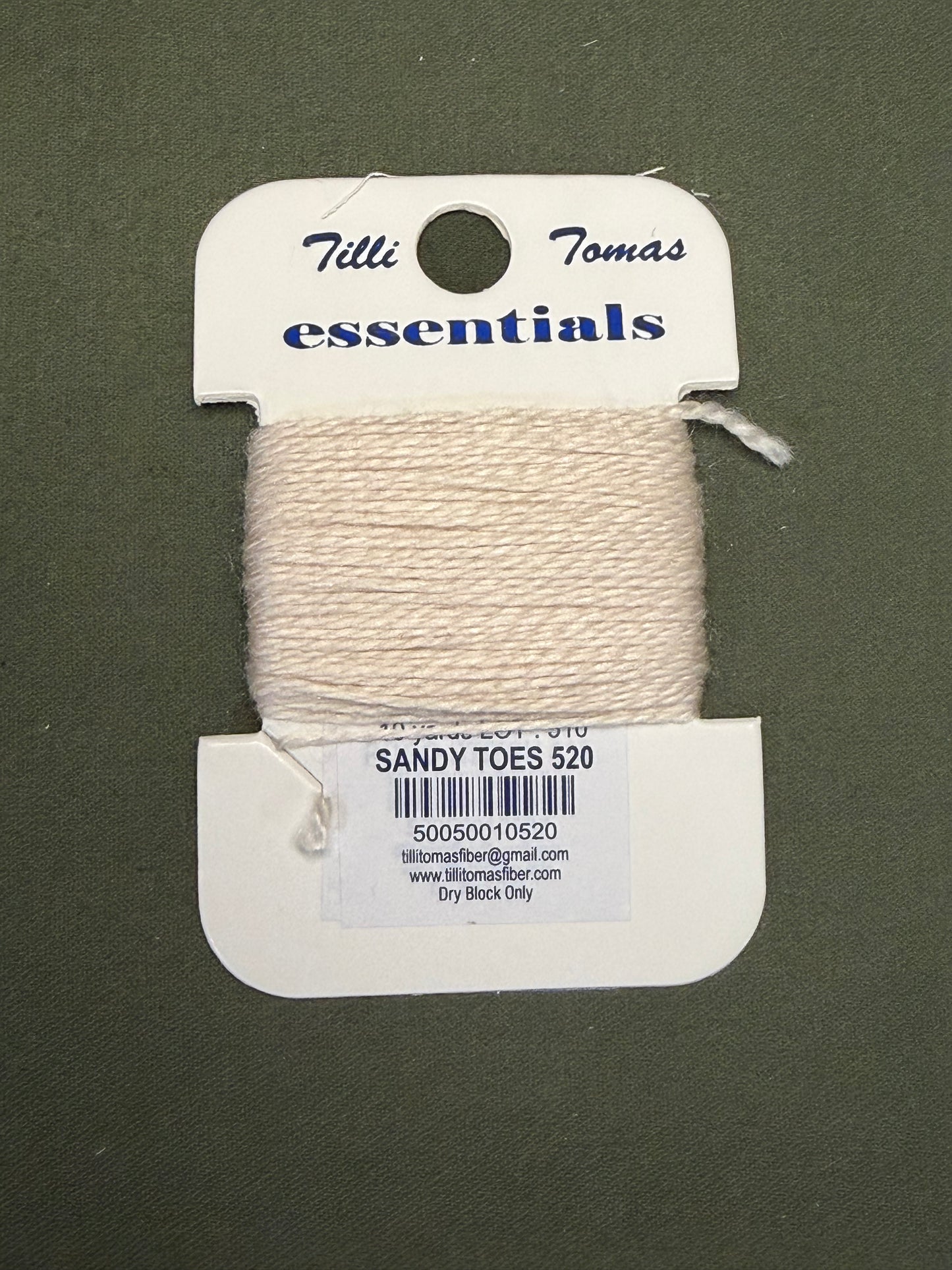 Essentials Card 520 Sandy Toes