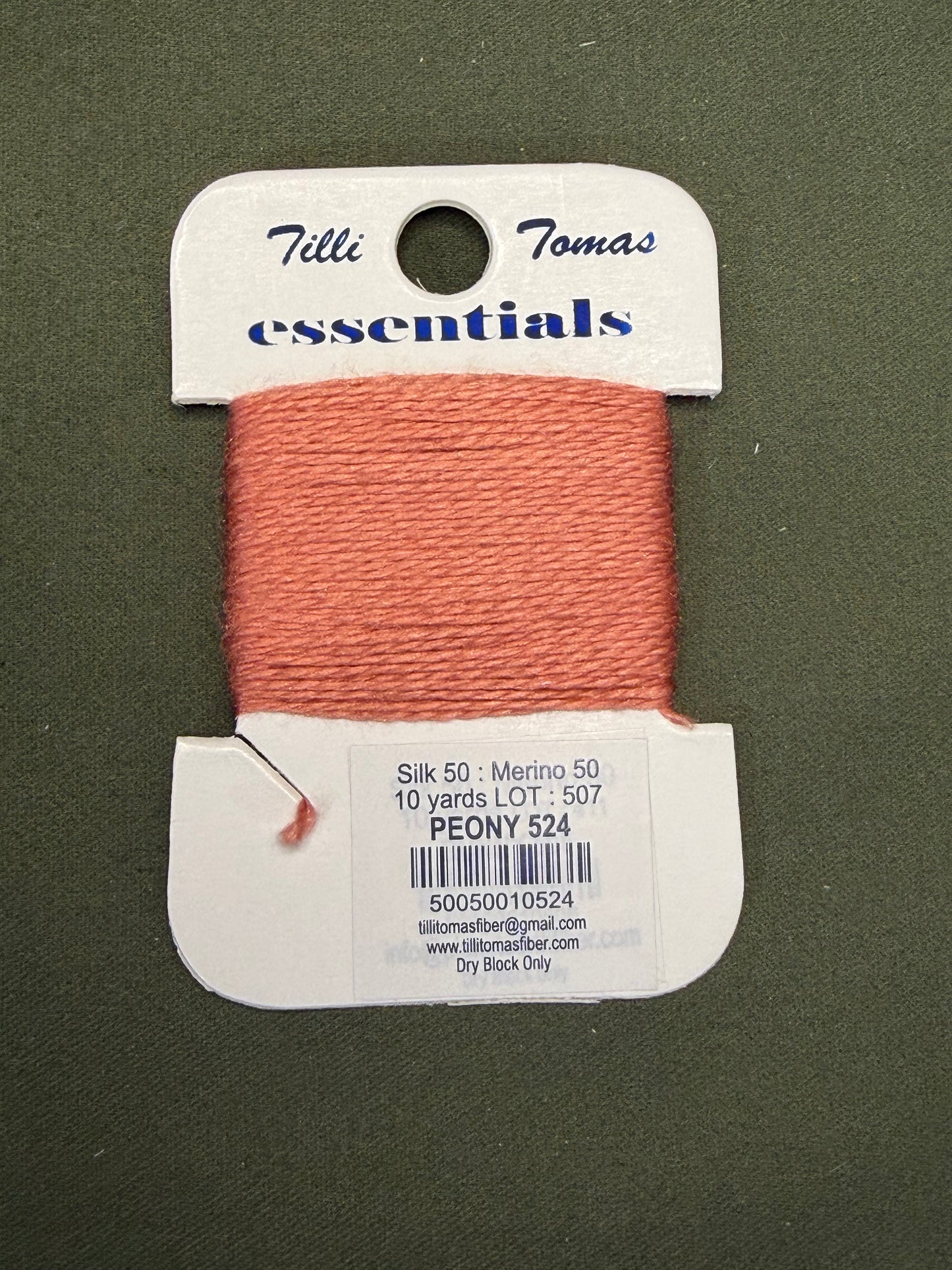Essentials Card 524 Peony