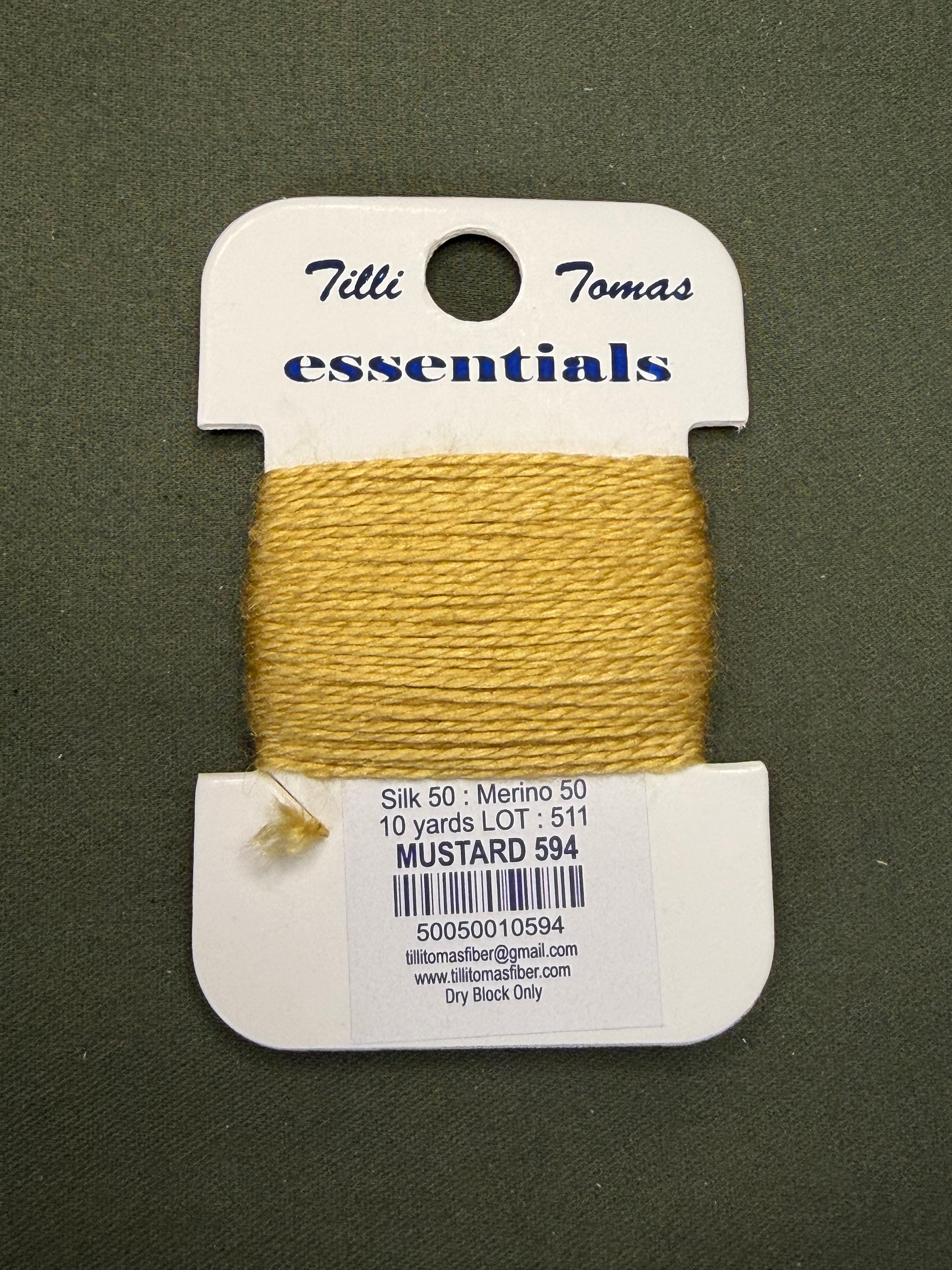 Essentials Card 594 Mustard