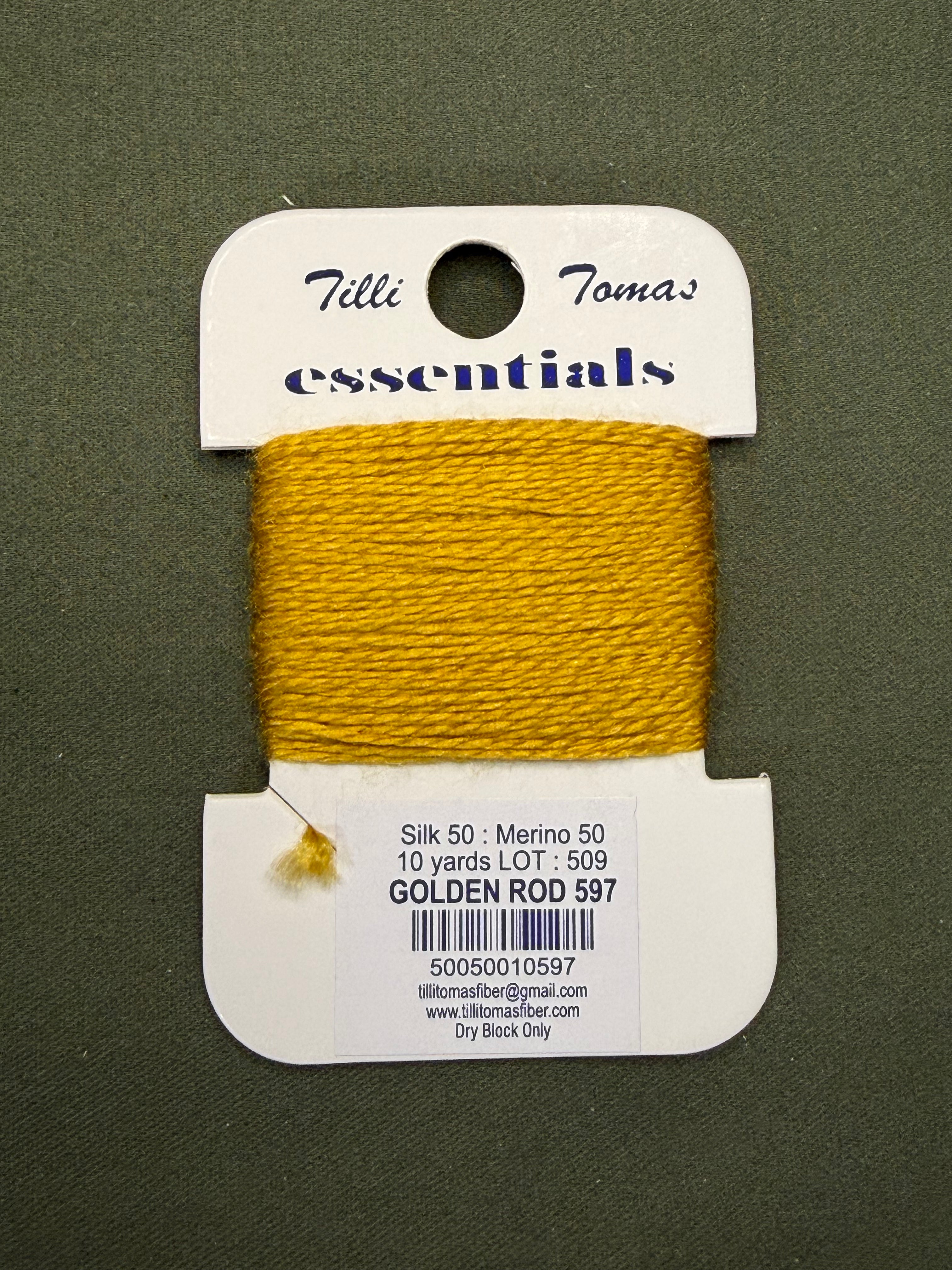 Essentials Card 597 Golden Rod