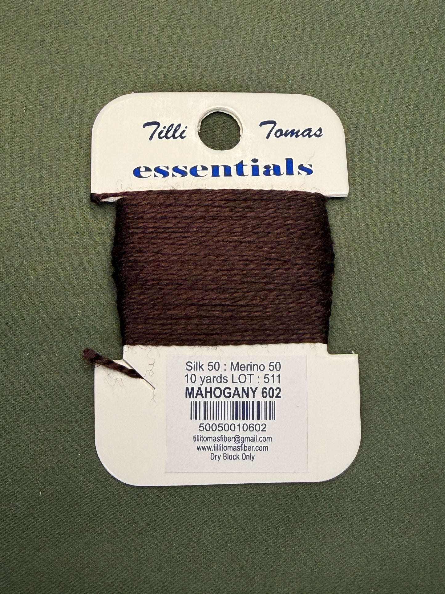Essentials Card 602 Mahogany