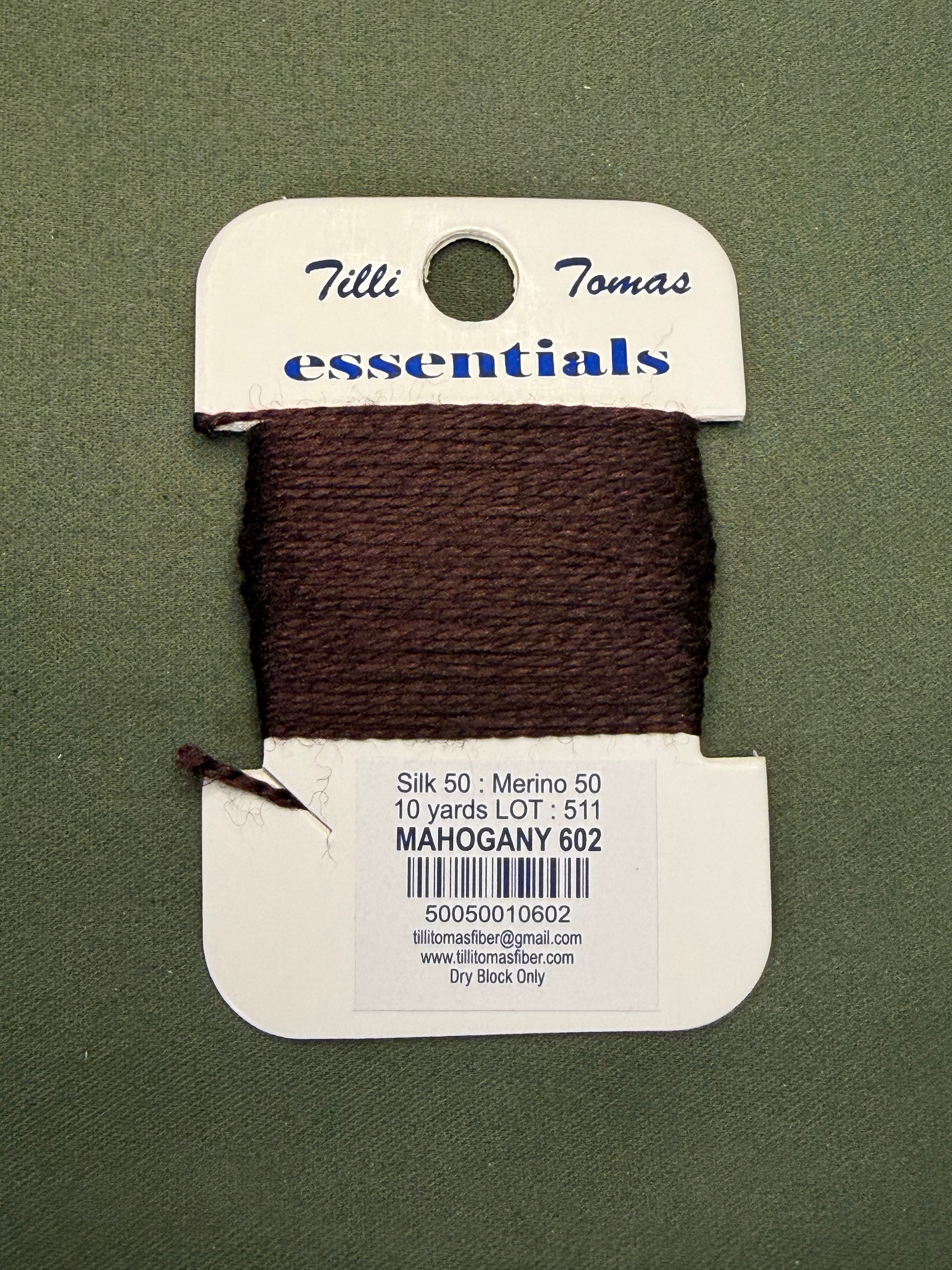 Essentials Card 602 Mahogany