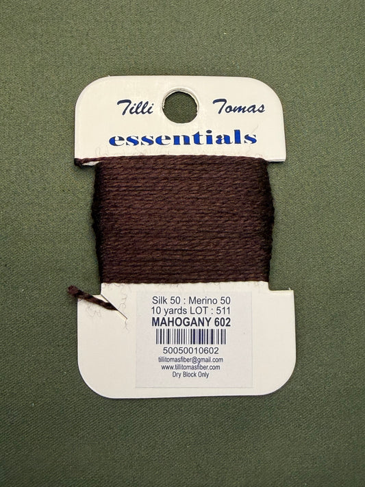 Essentials Card 602 Mahogany