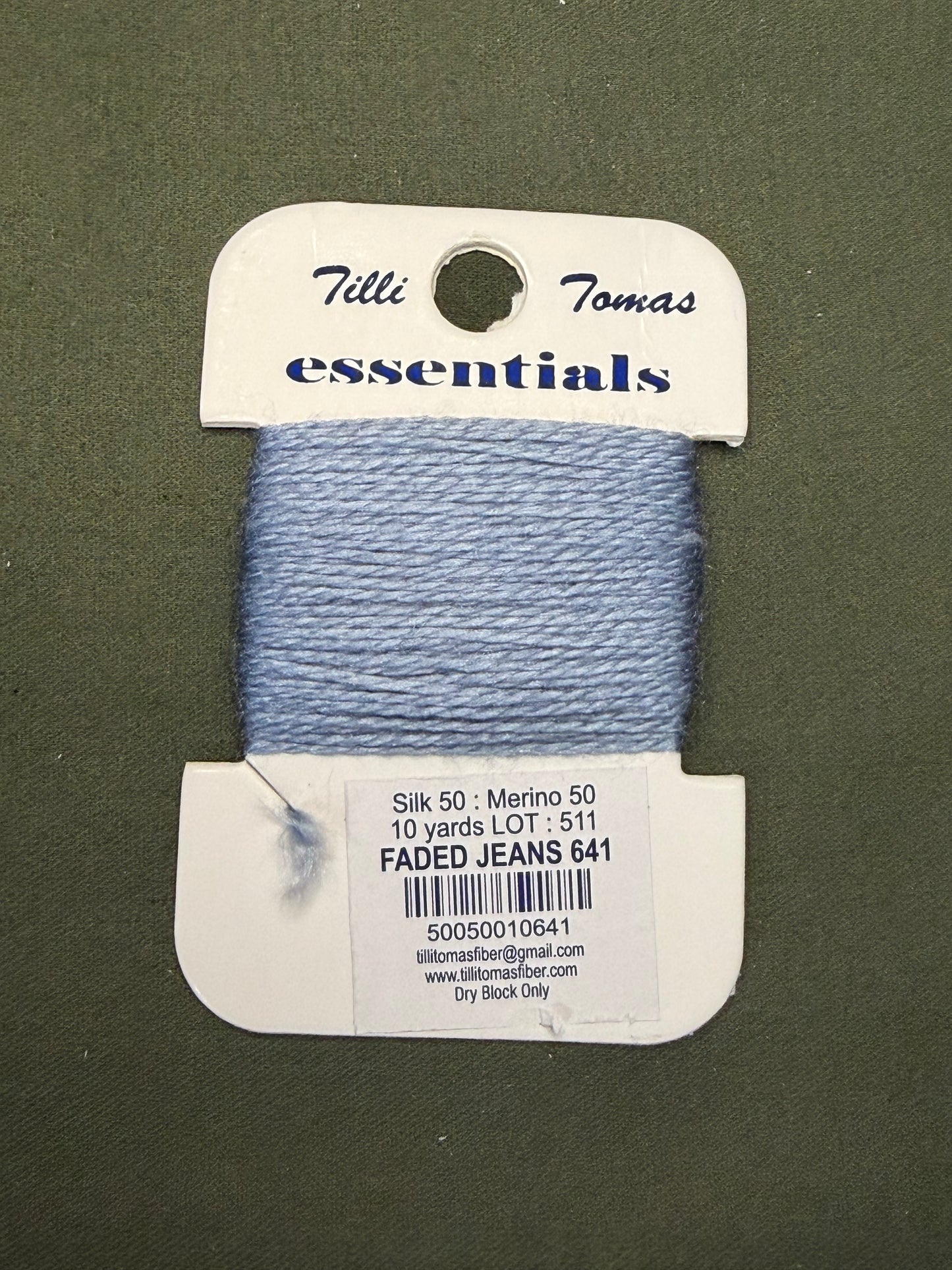 Essentials Card 641 Faded Jeans