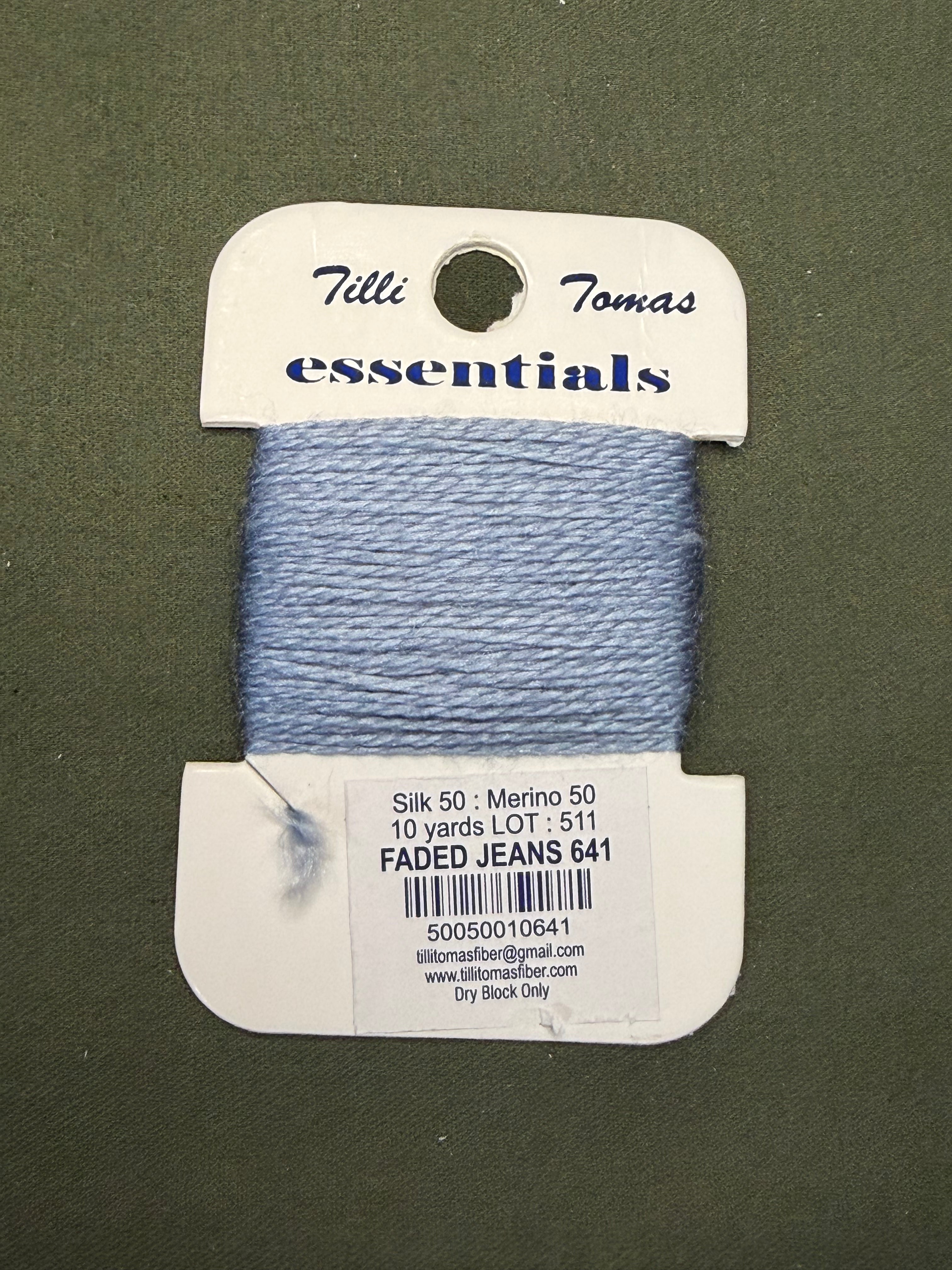 Essentials Card 641 Faded Jeans