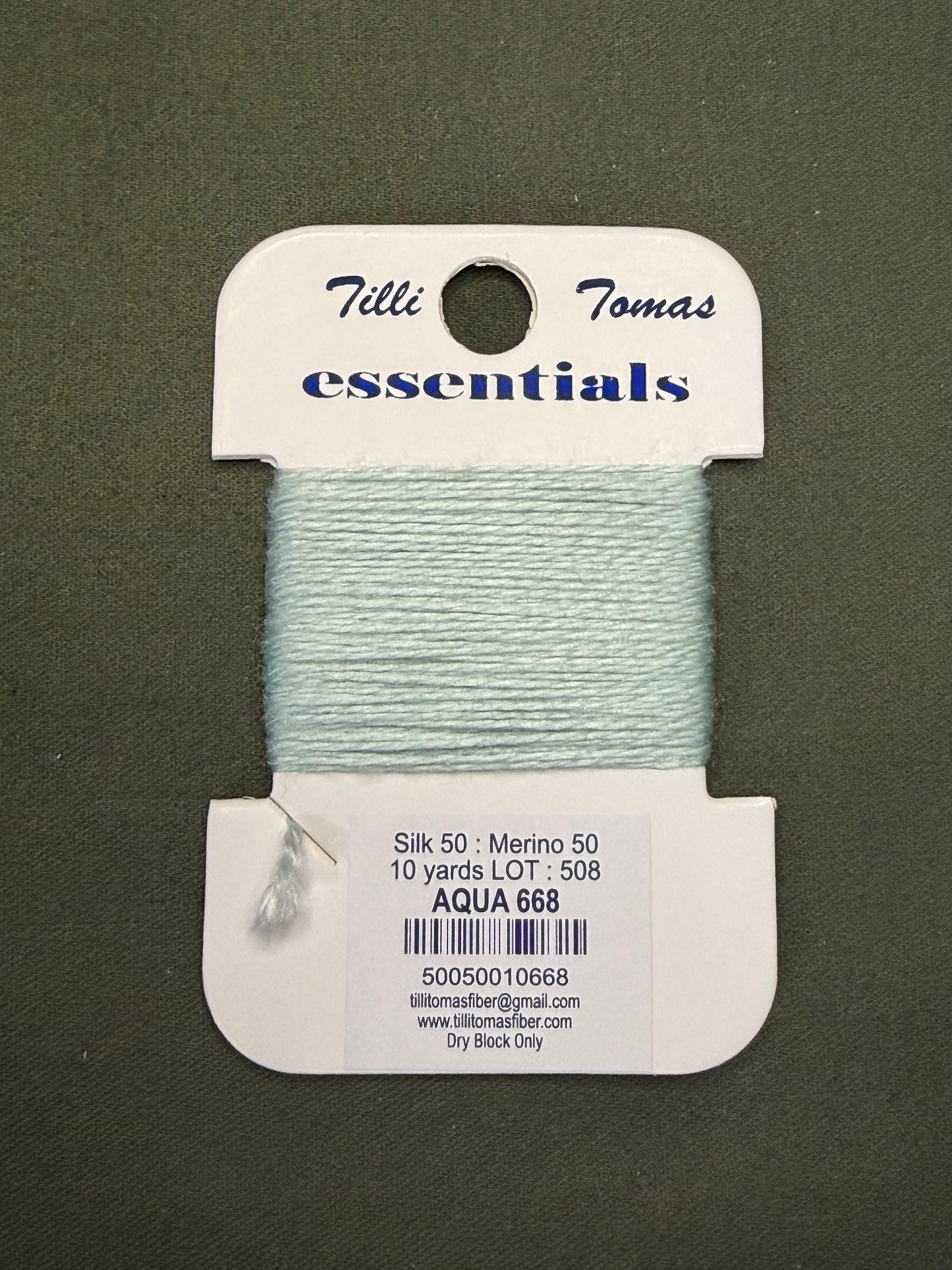 Essentials Card 668 Aqua
