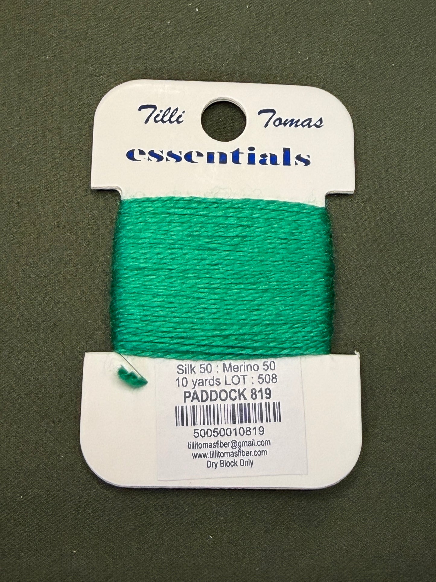 Essentials Card 819 Paddock