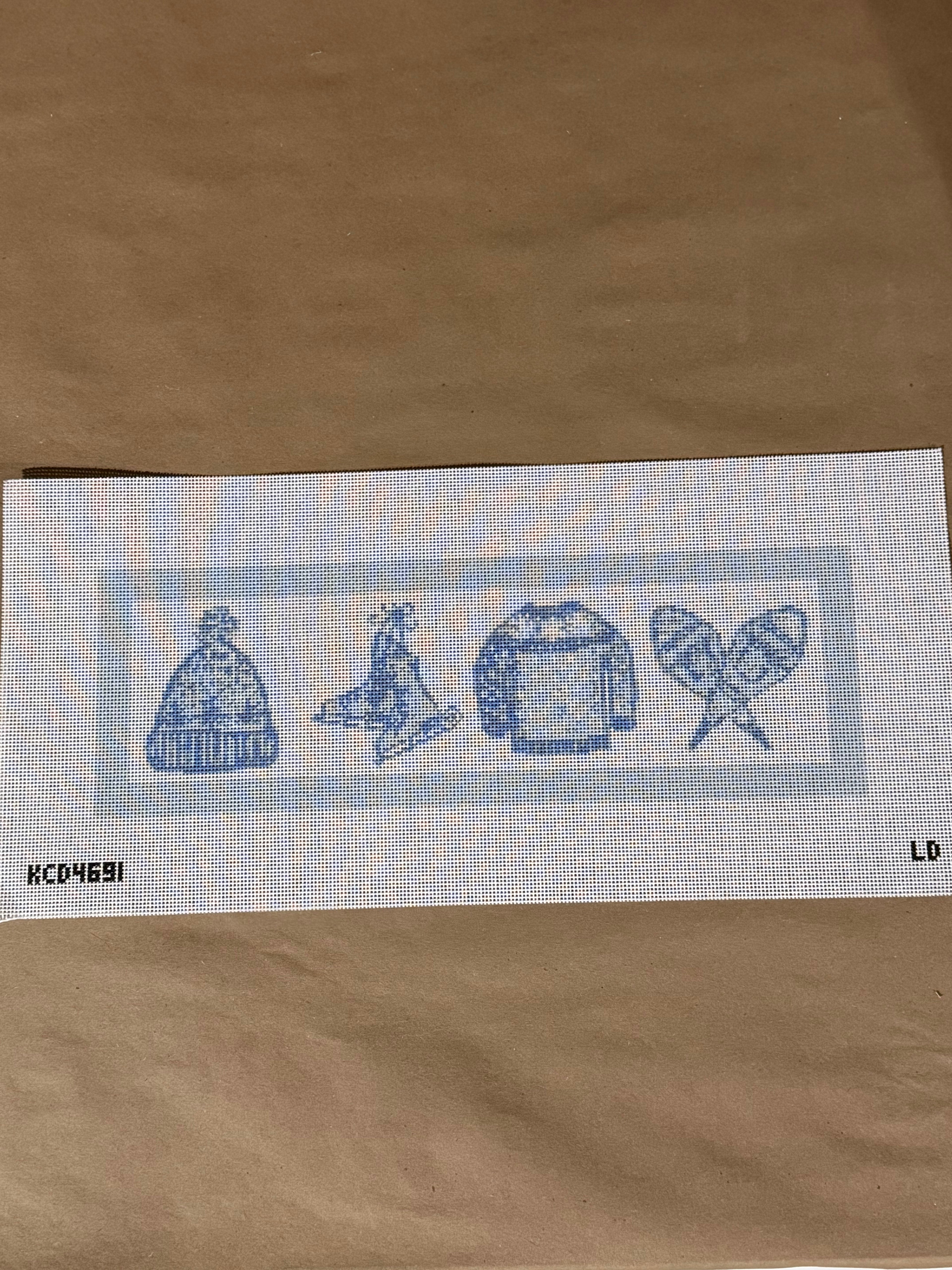 Winter Bolster Printed Canvas