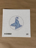 Ice Skate Ornament Printed Canvas